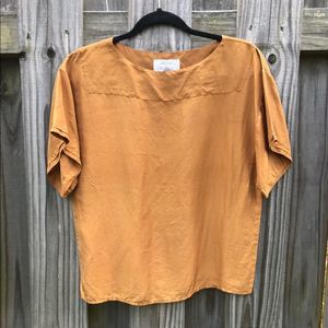 Silk studio by Claude Bennett vintage blouse